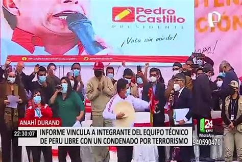 Informe vincula a integrante del equipo técnico de Perú Libre con un