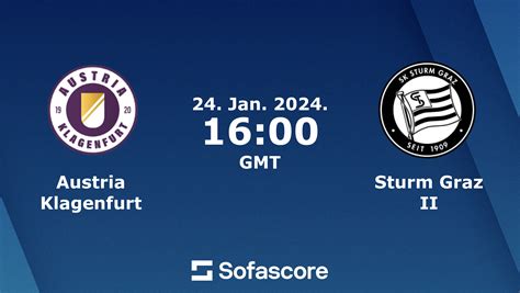 Austria Klagenfurt Vs Sturm Graz II Live Score H2H And Lineups Sofascore