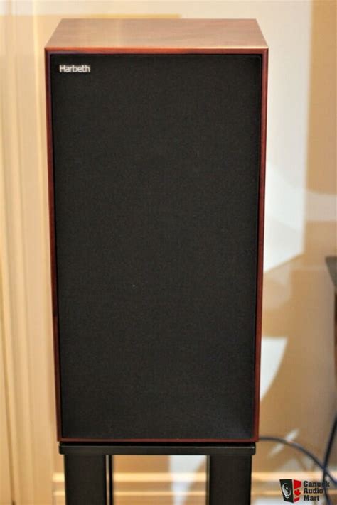 Harbeth Superhl Plus Speakers With Skylan Stands Photo Uk