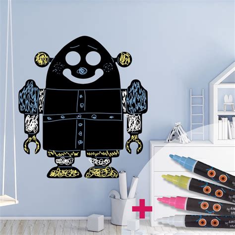 Sticker Ardoise Tableau Noir Stickers Muraux Adh Sif Effa Able