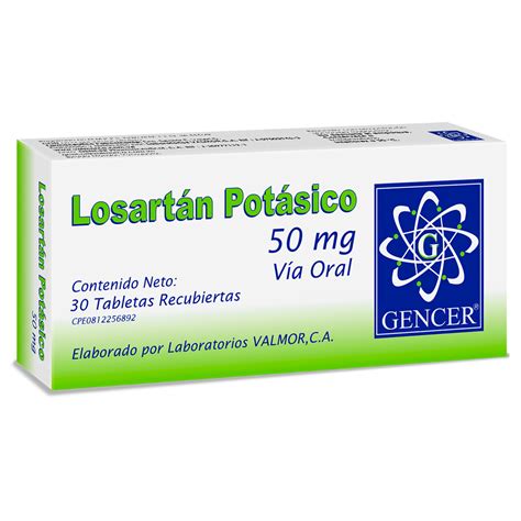 Losartan Potásico Laboratorios Valmor Ca