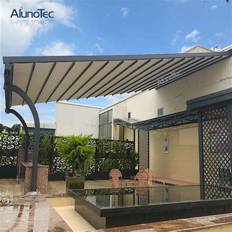 Factory Auto Outdoor Metal Awnings Pergola Aluminum Awning Retractable