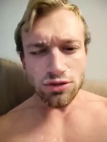 Hot Blonde Guy Cumming Into Own Face Gay Amateur Porn XHamster