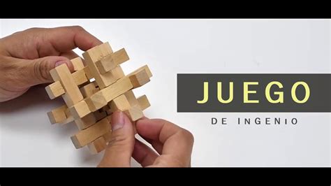 Juego De Ingenio Rompecabezas De Madera 3D Dactic 18 Piezas