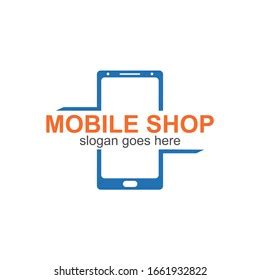 Mobile Phone Shop Logo Design Stock Vector (Royalty Free) 1661932822 ...