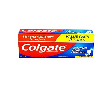 Colgate Anticavity Toothpaste Maximum Cavity Protection With Amino