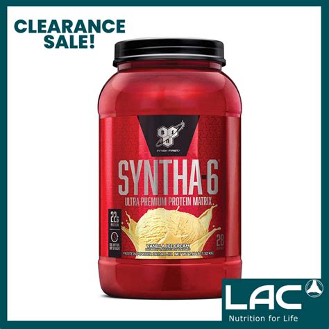 BSN Syntha 6 Ultra Premium Protein Matrix Vanilla Ice Cream Flavor