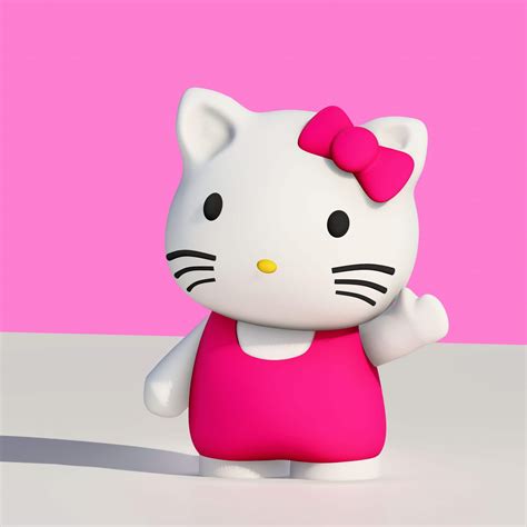 Hello Kitty 3d Models Download Creality Cloud