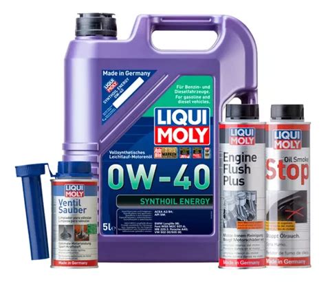 Kit 0w40 Ventil Sauber Oil Smoke Stop Liqui Moly Regalo Cuotas Sin