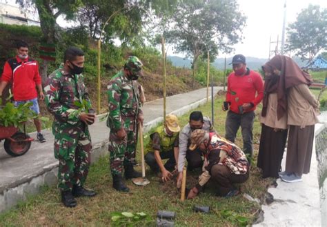 Koramil Jajaran Kodim Sb Gotong Royong Bersama Komponen Masyarakat