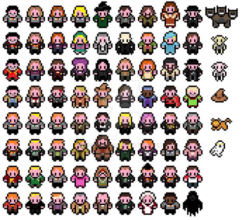 Pixel Harry Potter Sprites By Mudkat101 On Deviantart Harry Potter