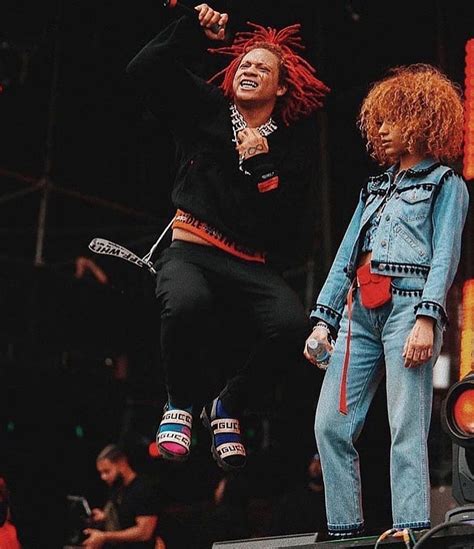 Trippie Redd And Angvish Aka Ayleks Krazykbin ⛈⚡️ Hd Phone Wallpaper