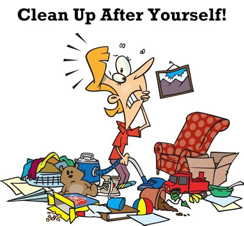 Clean Up After Yourself Clipart