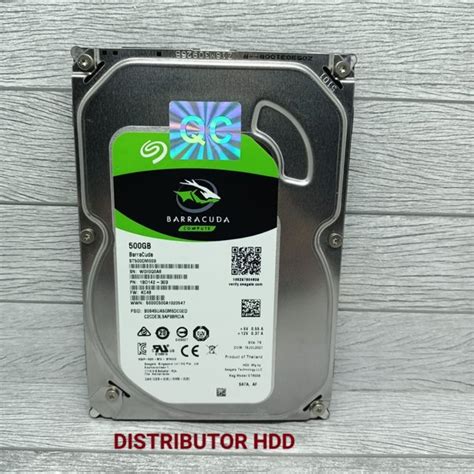 Jual Hardisk HDD 500GB Seagate Barracuda Internal Sata Rpm 7200 For PC