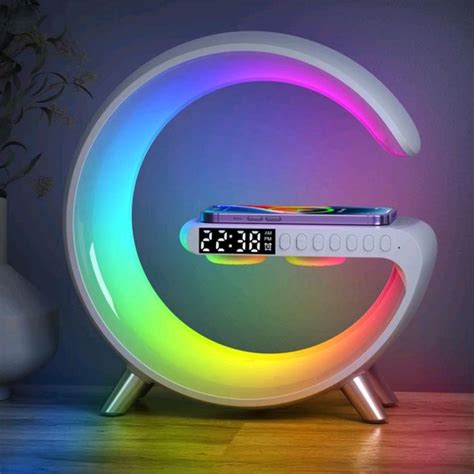 Smart RGB Night Light: Your Ultimate Bedroom Upgrade! | Wireless charger, Alarm clock, Wireless ...