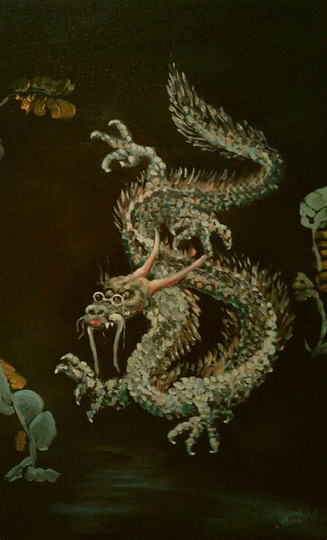 Japanese Dragon Painting | Home Decor Ideas