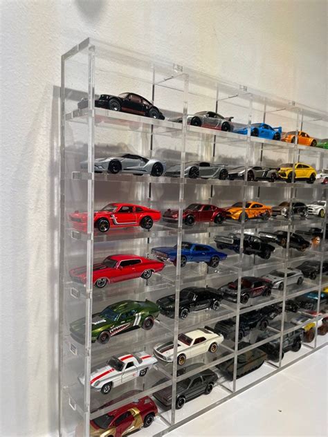 Acrylic Display For Hot Wheel Tomica Hobbies Toys Toys Games On Carousell