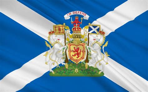 Flag of Scotland, United Kingdom of Great Britain Stock Illustration ...