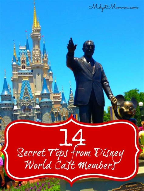 Secret Disney World Tips from Disney Cast members. Tips for cast ...