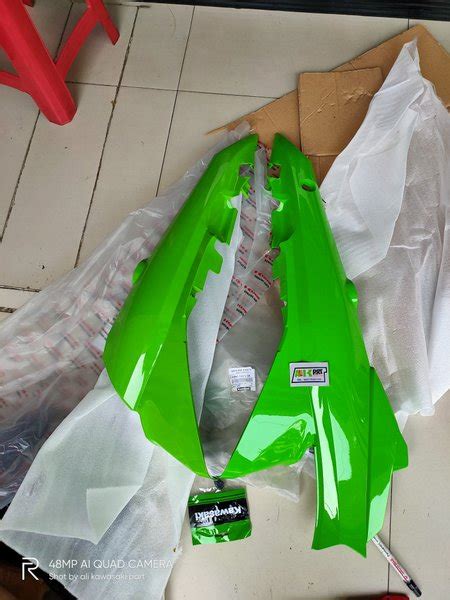 Jual Cover Body Belakang Kawasaki Blitz Blitz R Hijau Original Di Lapak