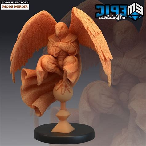 Bird Folk Falcon Pour La Faction Sky Dominion De Epic Miniatures