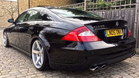 Mercedes CLS 55 AMG Black Auto - Remapped - Lowered - 19" inch alloys ...