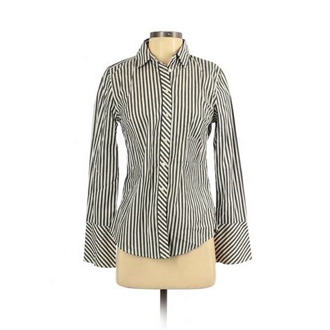 Banana Republic Pre Owned Banana Republic Women S Size 4 Long Sleeve Button Down Shirt