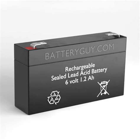 6v 1 2ah Rechargeable Sealed Lead Acid Rechargeable Sla Battery Bg 612 7 85