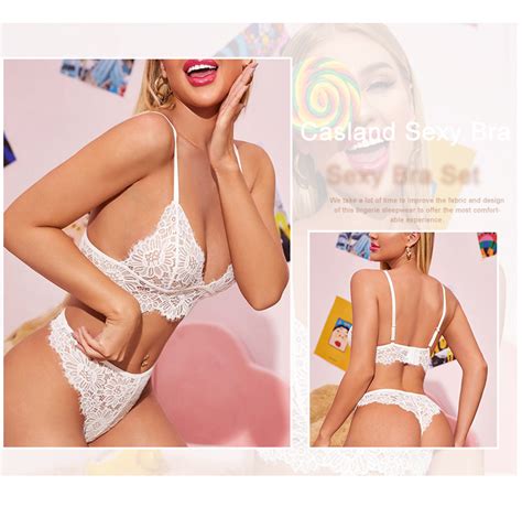 Wholesale Sexy Girls Transparent Erotic Sexy Transparent Lingerie Lace Bra Panty Set China Bra