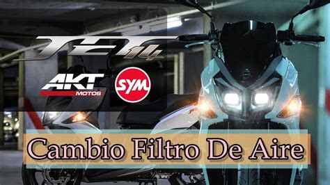 Cambio Filtro De Aire AKT SYM Jet 14 YouTube