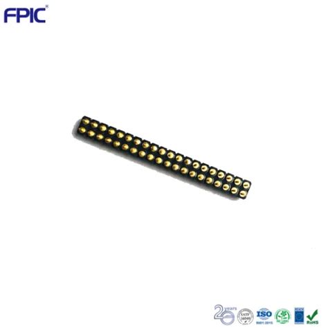 Fpic Single Row PCB Socket 2 54mm Pitch 8 5mm Height Straight Right