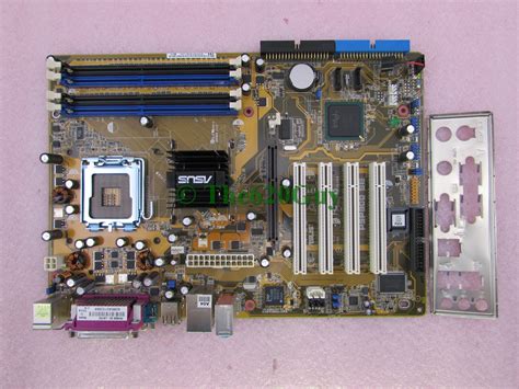 Asus P5P800 SE REV 1.01 Intel 865PE Socket LGA 775 ATX Motherboard + I ...