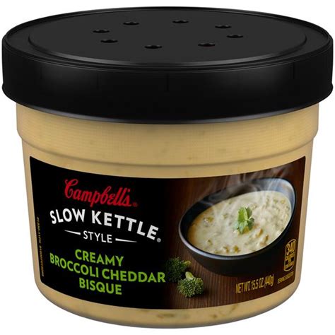 Campbells Slow Kettle Style Creamy Broccoli Cheddar Soup Hy Vee