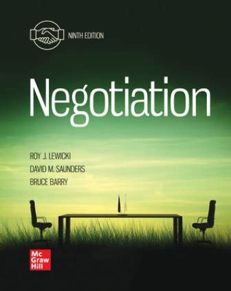 Negotiation Th Edition Lewicki