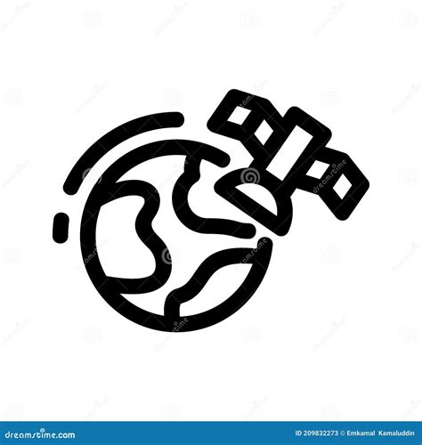 Surveying Satellit Icon Or Logo Isolated Sign Symbol Vector