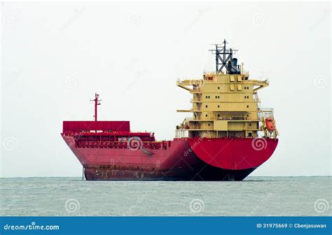 Grote Boot Van Olietanker Stock Afbeelding Image Of Groot