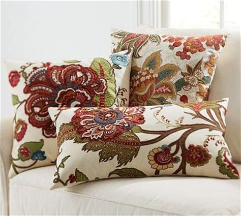 Riley Floral Embroidered Lumbar Pillow Cover 16 X 26 Traditional