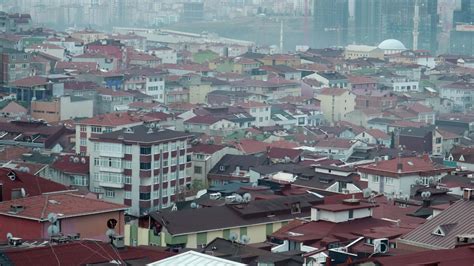 high angle view of residences buildings in Istanbul city 21858780 Stock