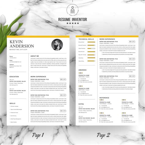 Kevin Anderson Resume Cv 201168 Templatemonster