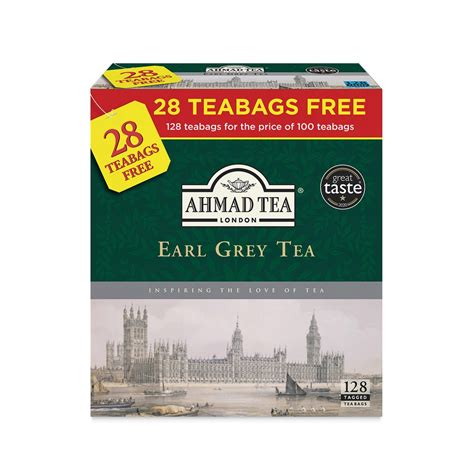 Ahmad Tea Earl Grey 128tb (054881026697) • Cena, Opinie • Herbata ...