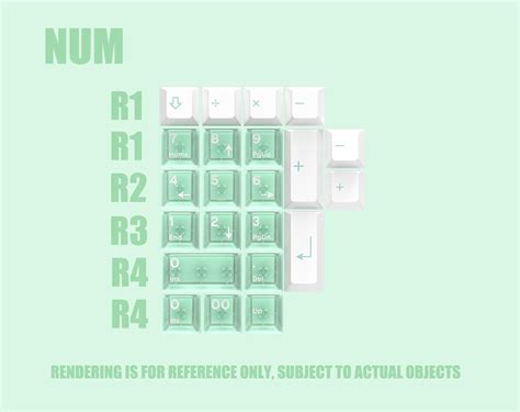 Gbextra Ju X Domikey Jade Keycaps Cherry Profile Abs Doubleshot Semi