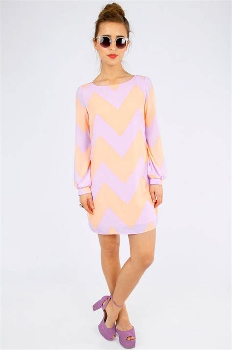 zig zag dress | Zig zag dress, Dresses, Cute dresses