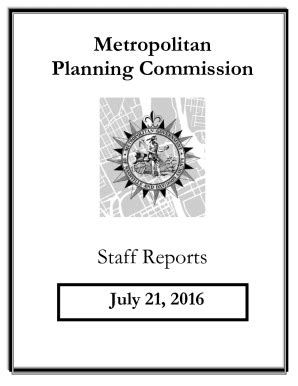 Fillable Online Metropolitan Planning Commission Staff Reports