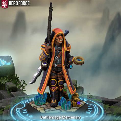 Battlemage Mercenary Hero Forge By Somelateguy On Deviantart