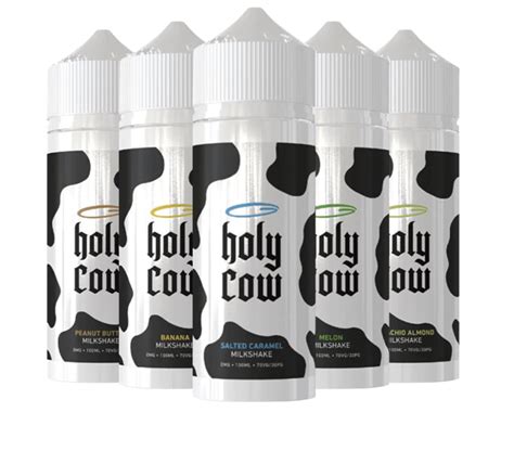 Holy Cow Freebase E Liquid 100ml 3mg 6 Flavors Vapeys NZ Fast