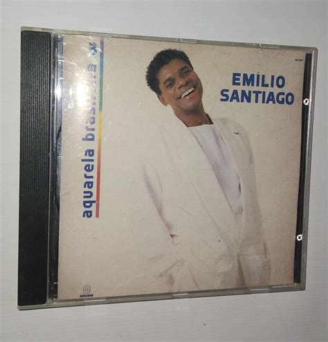 Cd Emílio Santiago Aquarela Brasileira 3 17902 Item de Música