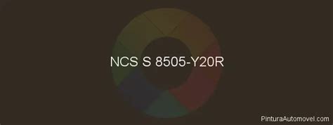 S 8505 Y20R Cor NCS S 8505 Y20R PinturaAutomovel