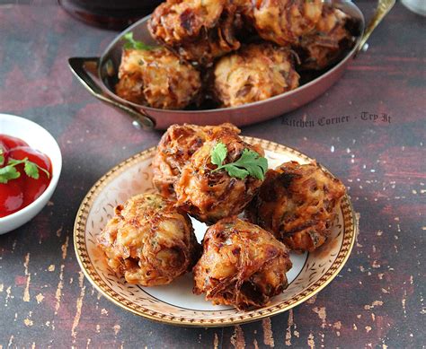 Easy Ulli Vada Kerala Onion Pakodas Fritters