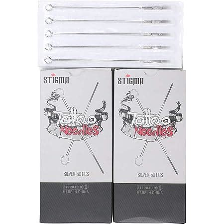 Amazon Stigma 100 Pieces Disposable Mixed Tattoo Needles 10 Sizes