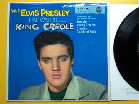 Popsike 7 EP Elvis Presley King Creole Vol 2 RCA EPA 4321